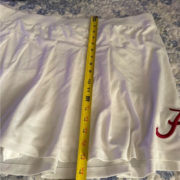 Fanatics  Alabama White Skater Skirt/ skirt  with Red Accent - Picture 2 of 6